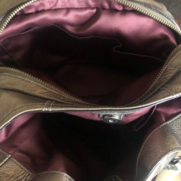 Genuine Coach pewter leather purse with dust bag - Picture 3 of 4